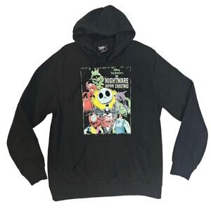 Hot Topic Disney SzL Tim Burton's The Nightmare Before XMas. Hoodie Sweatshirt.